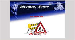 Desktop Screenshot of muskel-pump.de